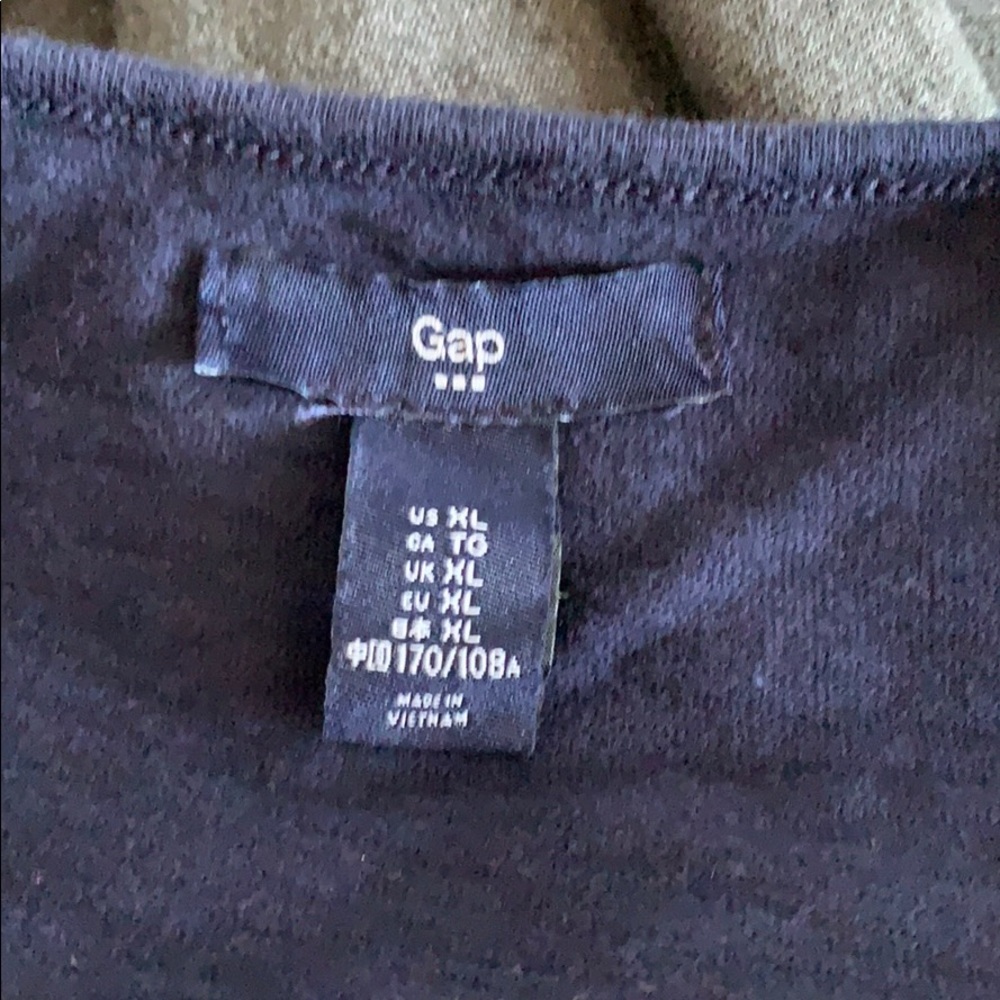 Gap Factory Twist Back T Shirt Dress Navy XL - Picture 4 of 4